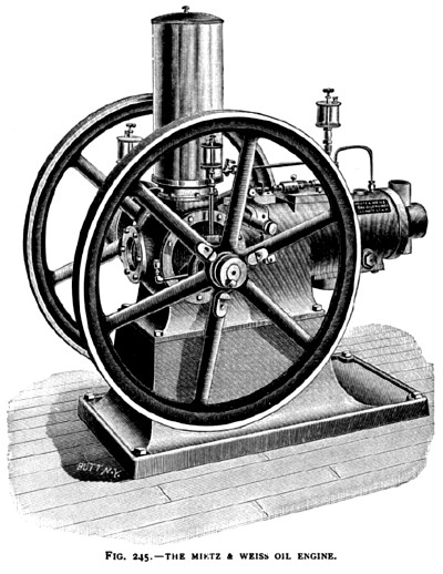 The Mietz & Weiss Oil Engine